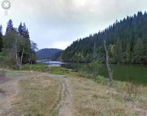 Lacul Rosu Captură Google Street View